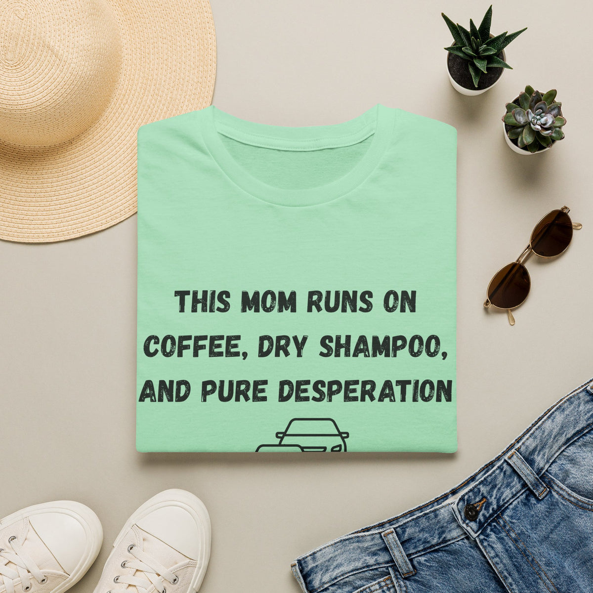 This Mom Runs On- Car Rider Line