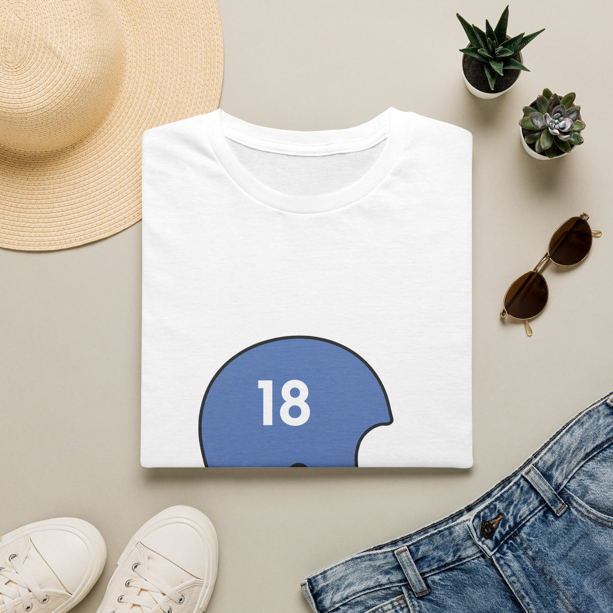 Miss. #18 Vintage Helmet T-Shirt