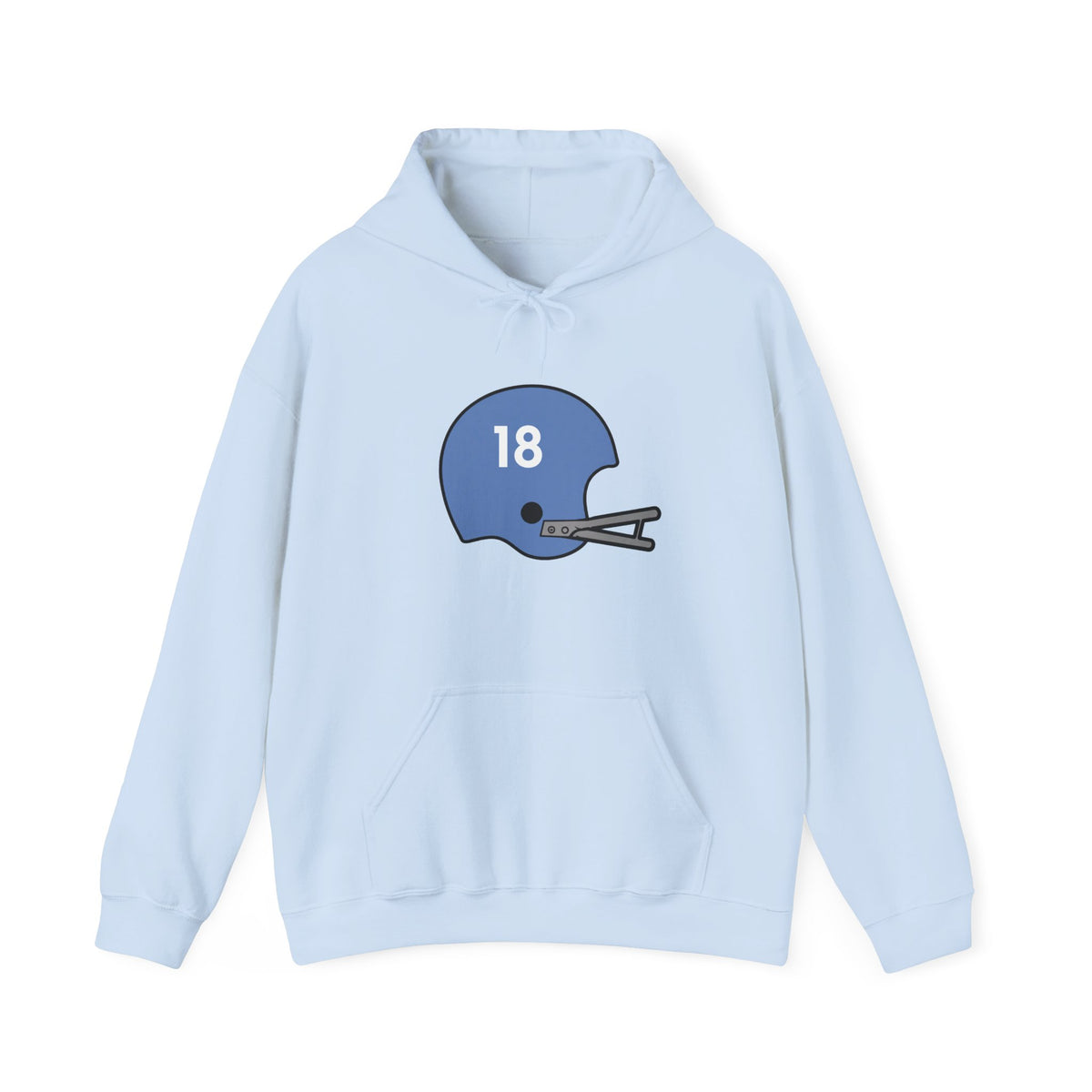 Miss. #18 Football Hoodie — Classic Collegiate Pullover