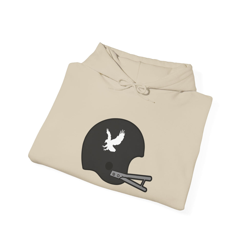 Black & Gold Football Hoodie — College Team Fan Pullover