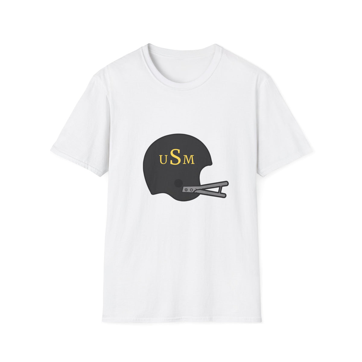 Black & Gold Vintage Helmet T-Shirt