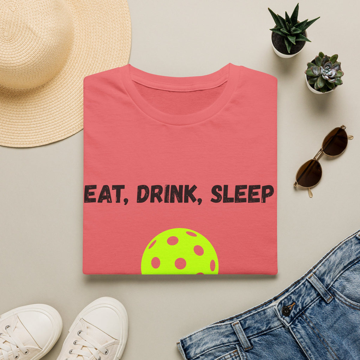 Eat, Drink, Sleep Play Pickleball T-Shirt