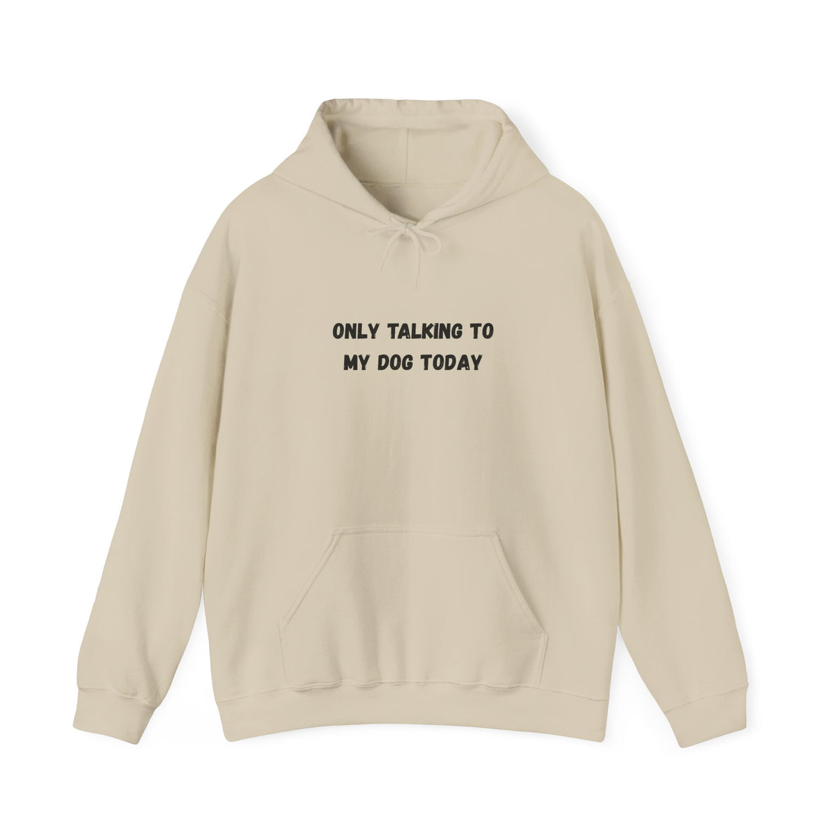 Only Talking to My Dog Today Hoodie