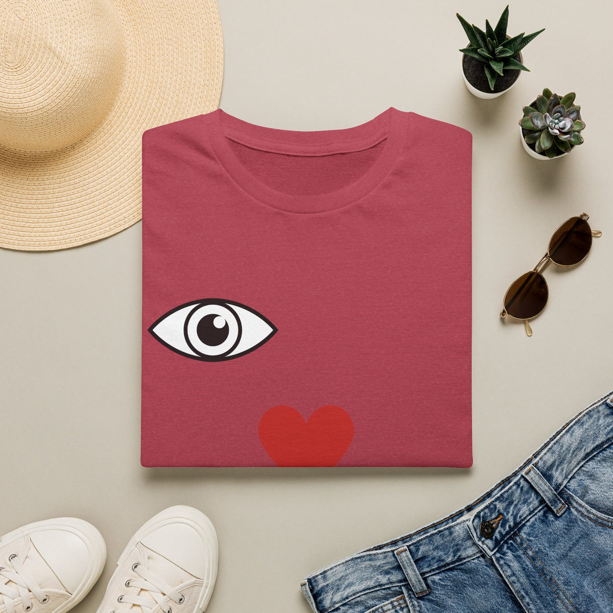 Eye Love Pickleball- Diagonal
