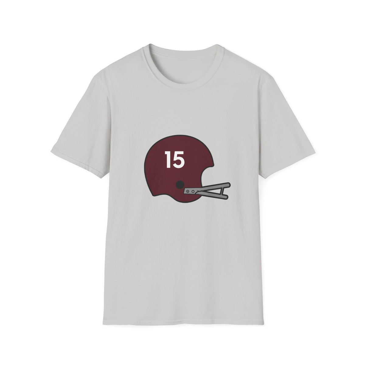 Maroon & White Vintage Helmet- #15