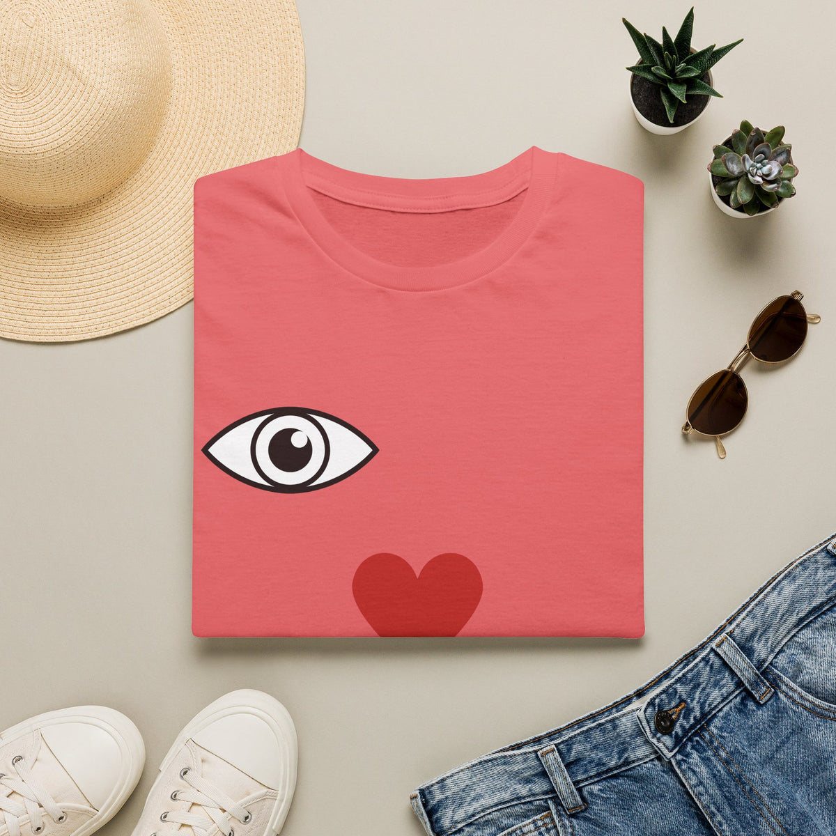 Eye Love Pickleball- Diagonal
