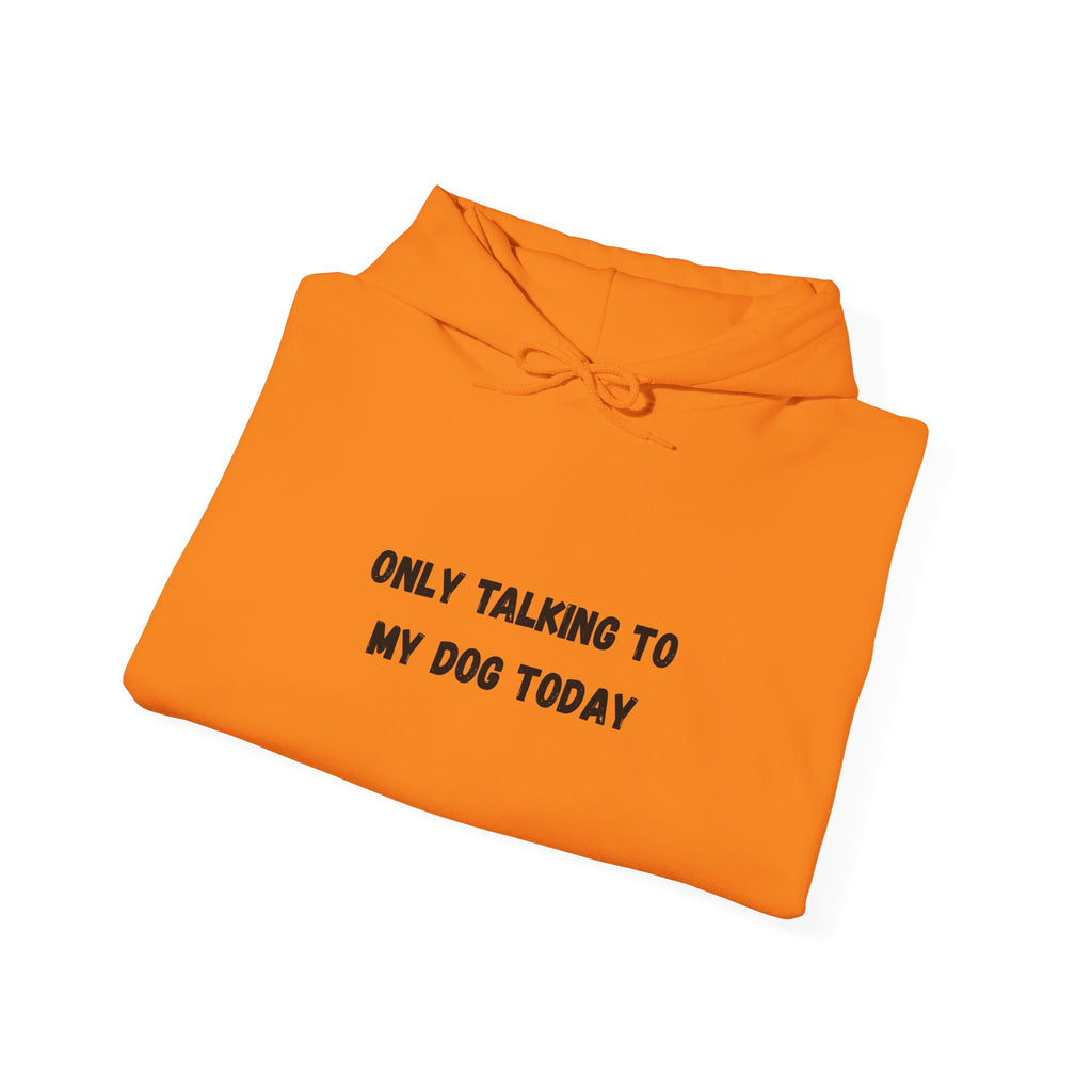 Only Talking to My Dog Today Hoodie