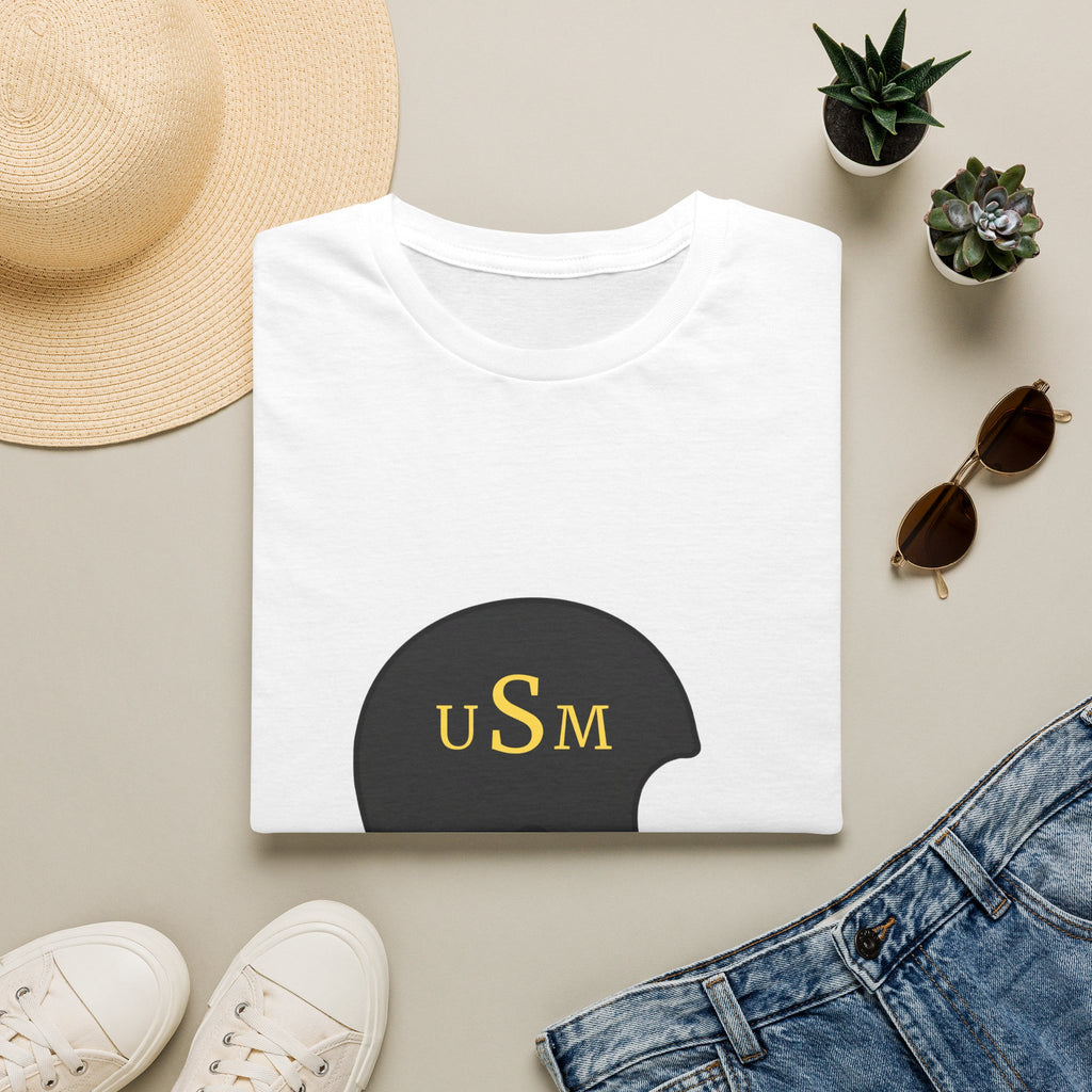 Black & Gold Vintage Helmet T-Shirt