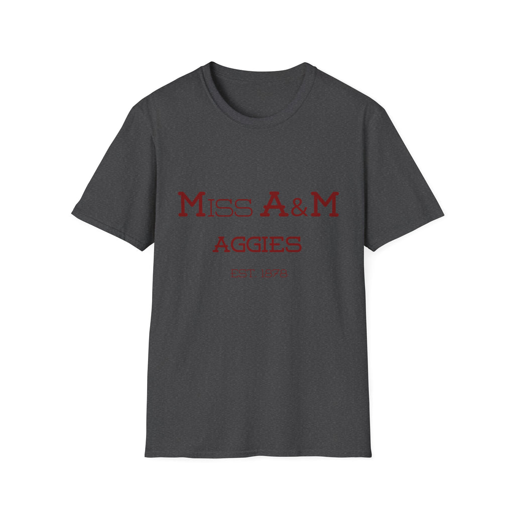 Maroon & White- Miss. A&M Aggies T-Shirt