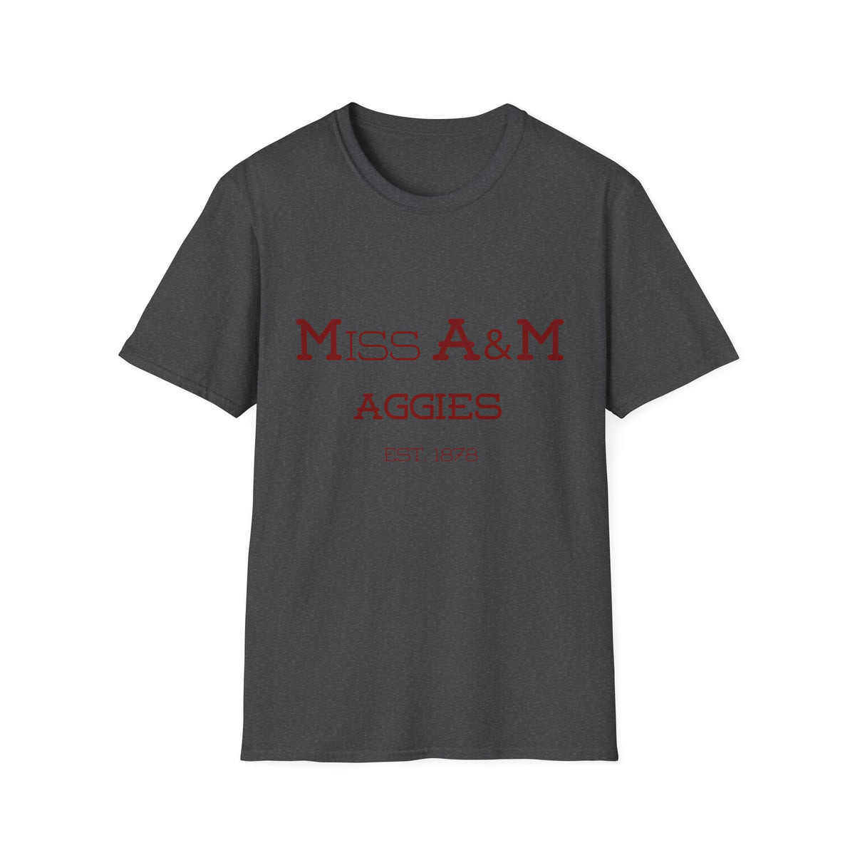 Maroon & White- Miss. A&M Aggies T-Shirt