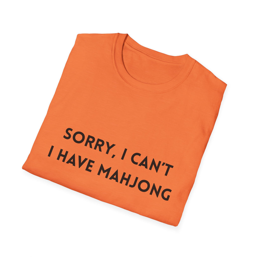 Sorry, I Can't. I Have Mahjong T-Shirt
