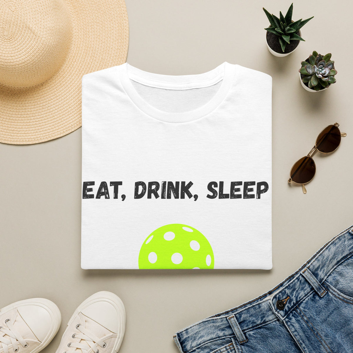 Eat, Drink, Sleep Play Pickleball T-Shirt