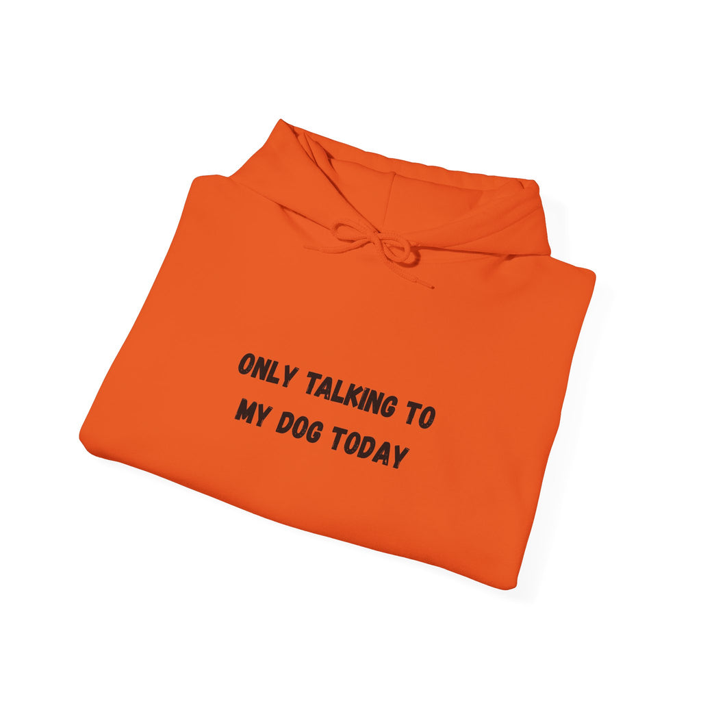 Only Talking to My Dog Today Hoodie