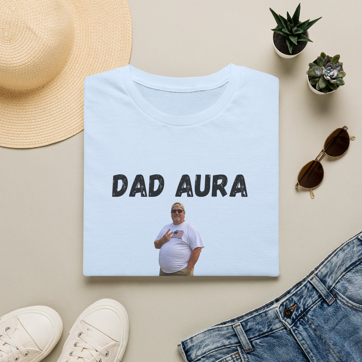 Dad Aura, No Cap T-Shirt