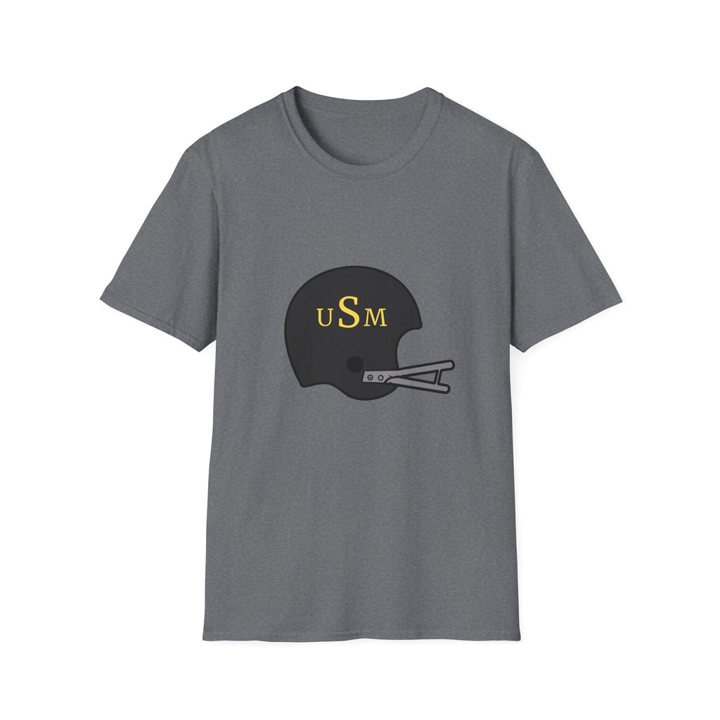 Black & Gold Vintage Helmet T-Shirt