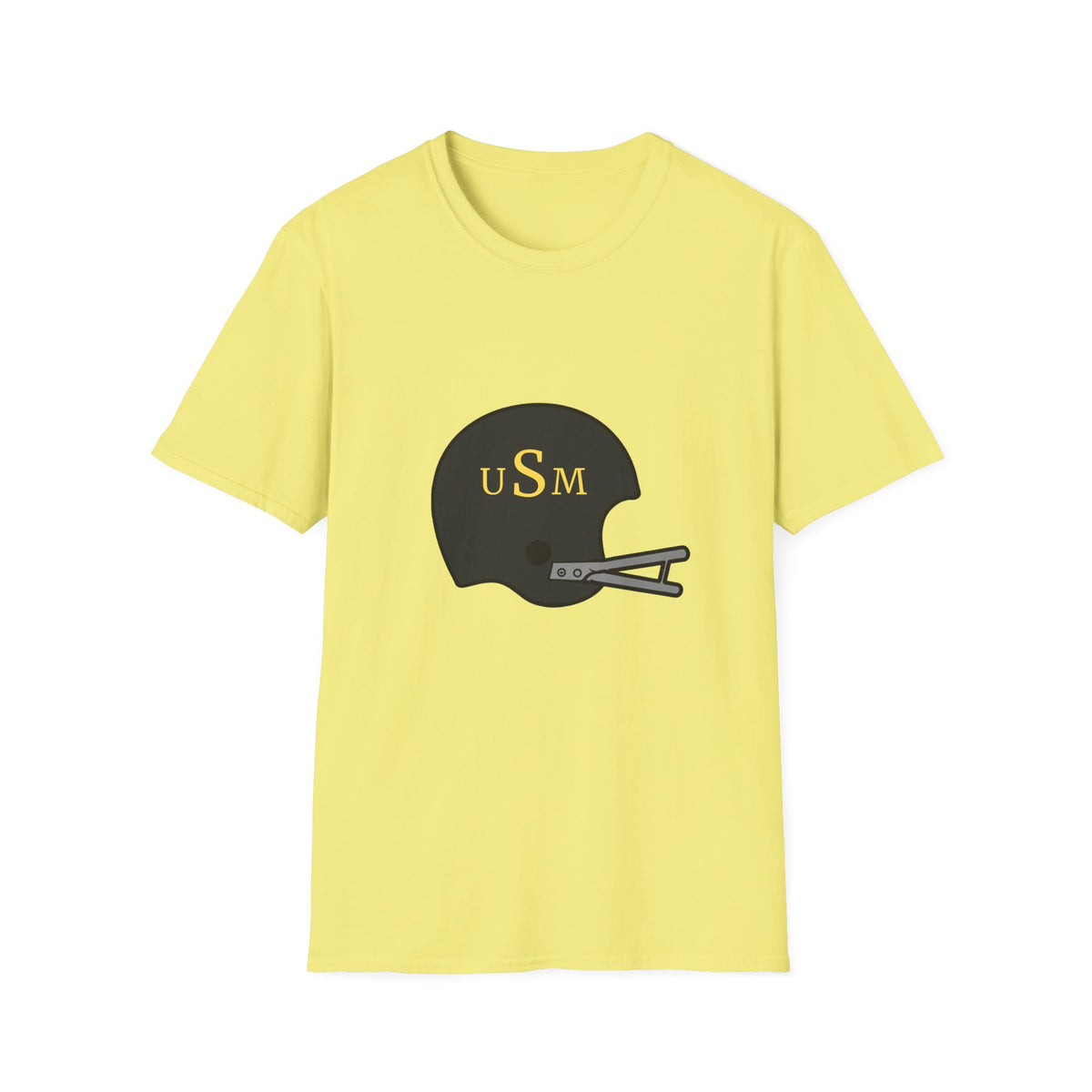Black & Gold Vintage Helmet T-Shirt