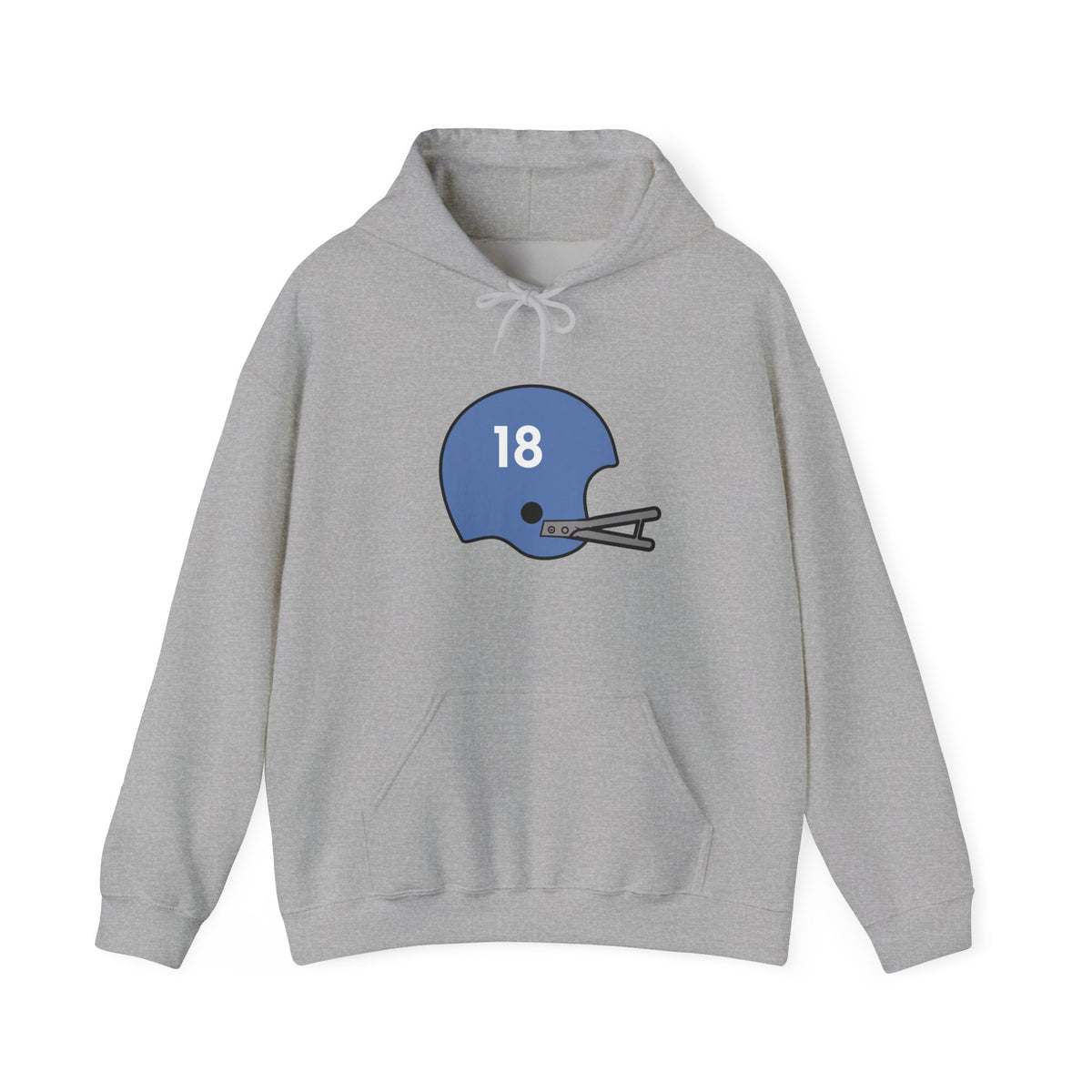 Miss. #18 Football Hoodie — Classic Collegiate Pullover