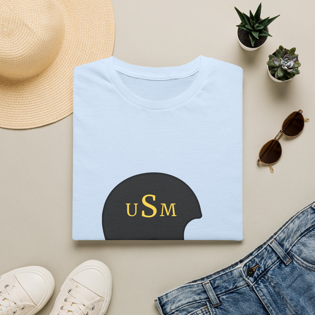 Black & Gold Vintage Helmet T-Shirt