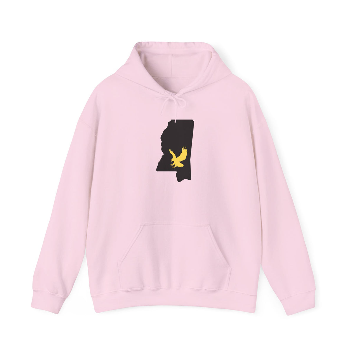Black & Gold Football Hoodie — College Team Fan Pullover