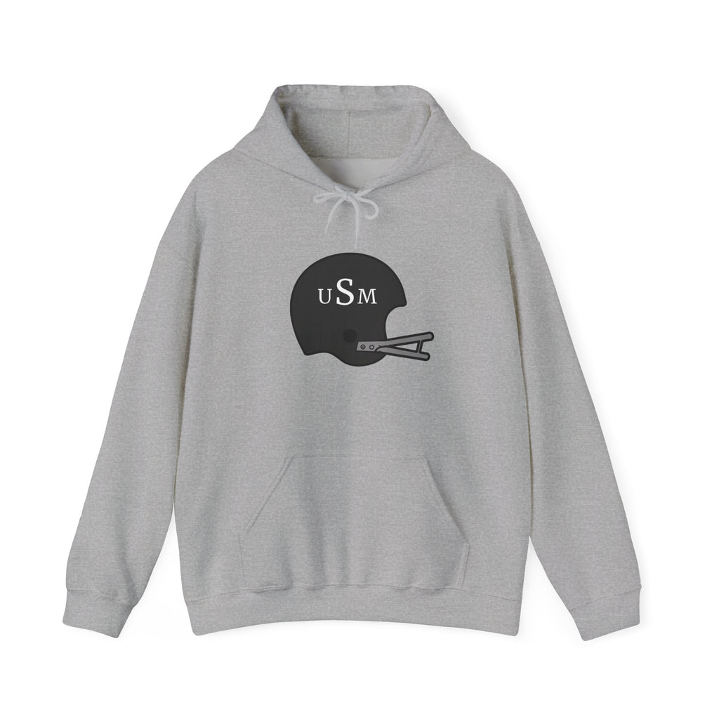 Black & Gold Football Hoodie — College Team Fan Pullover