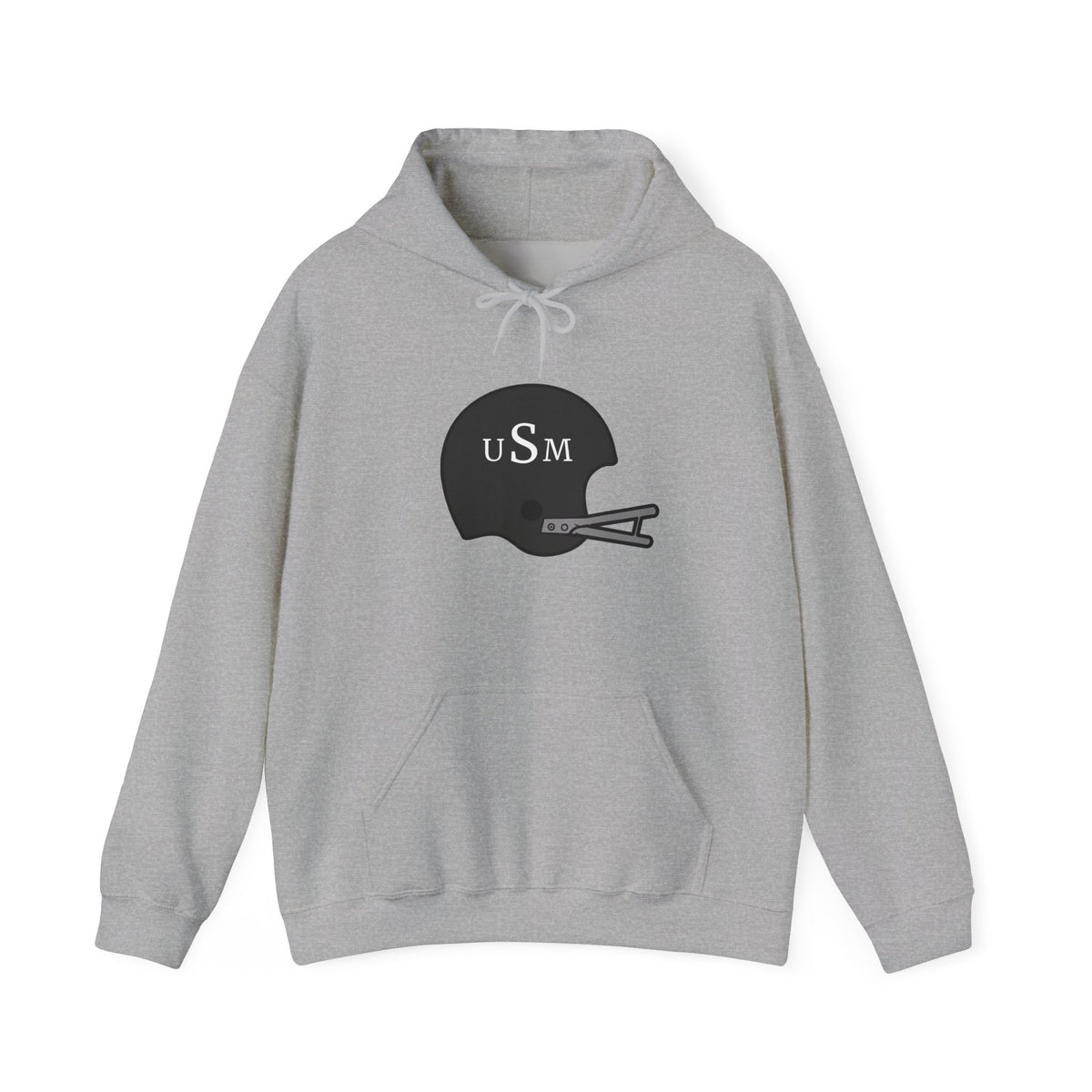 Black & Gold Football Hoodie — College Team Fan Pullover