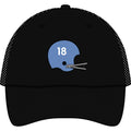 Miss. #18 Helmet- Five-Panel Trucker Rope Cap