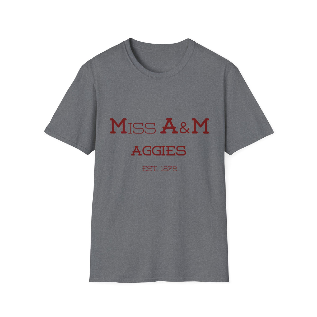 Maroon & White- Miss. A&M Aggies T-Shirt