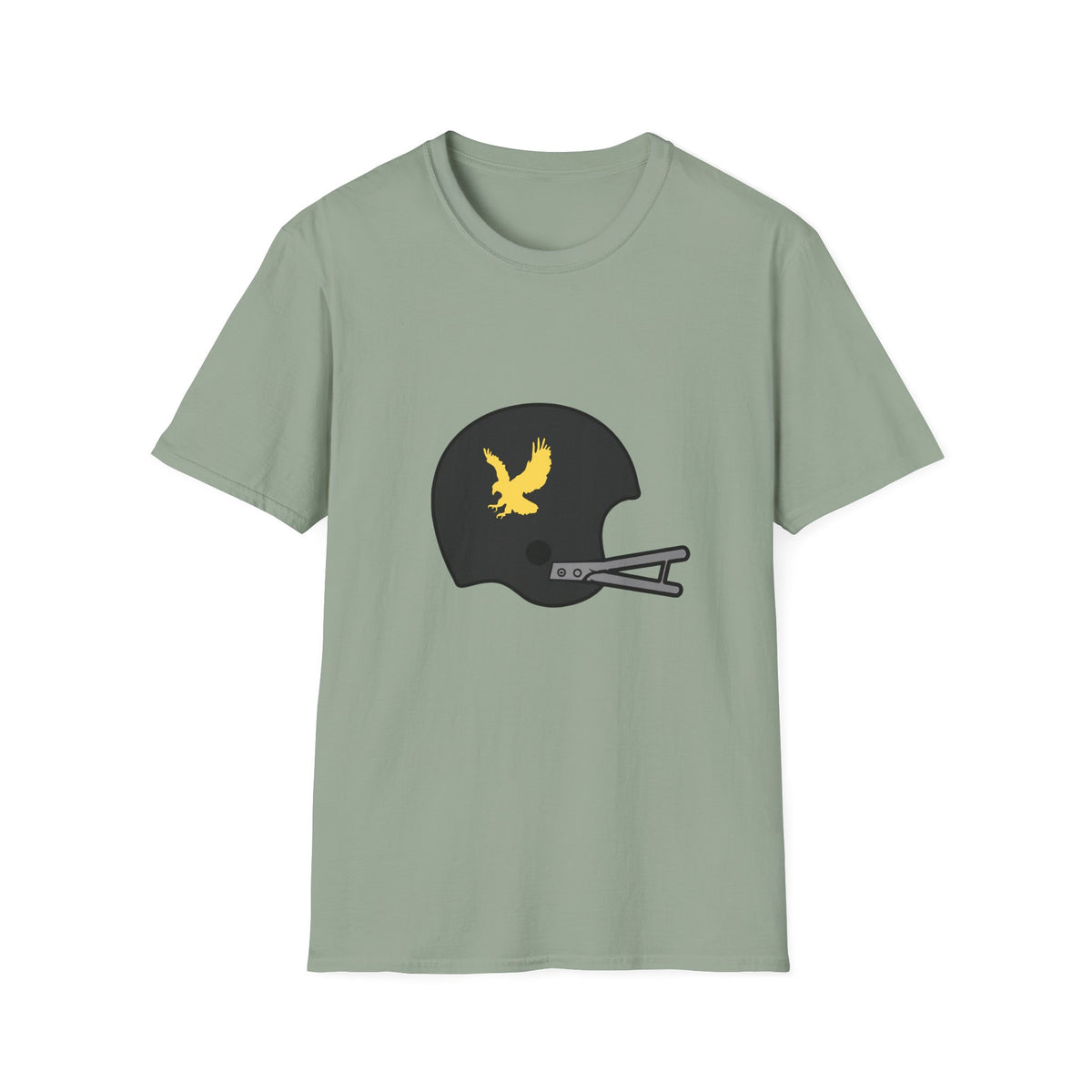 Black & Gold Vintage Helmet T-Shirt