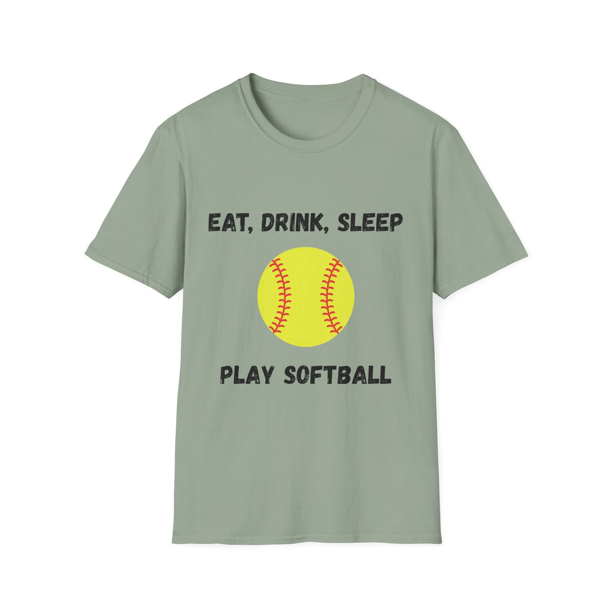 Eat, Drink, Sleep Play Softball T-Shirt