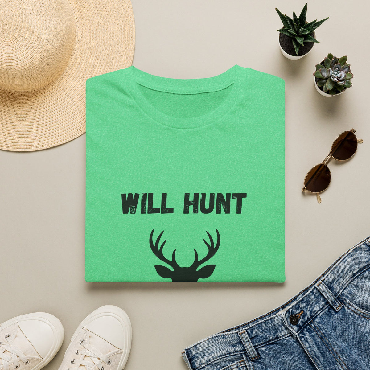 Will Hunt for Food T-Shirt