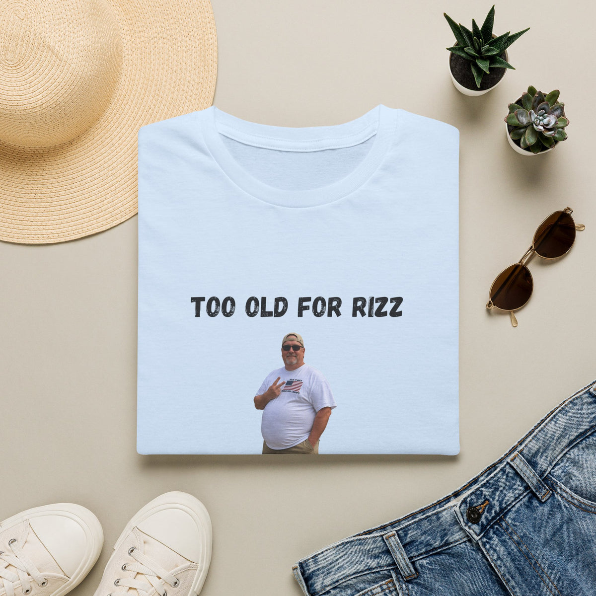Too Old for Rizz, Too Young for Medicare T-Shirt