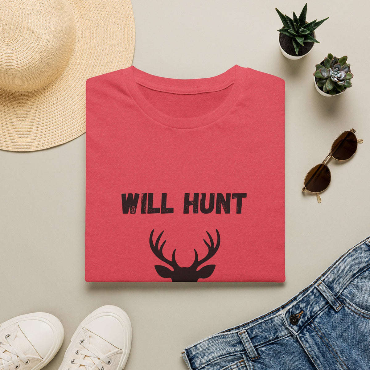 Will Hunt for Food T-Shirt