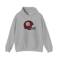 Maroon & White #15 Football Hoodie — College Team Fan Pullover