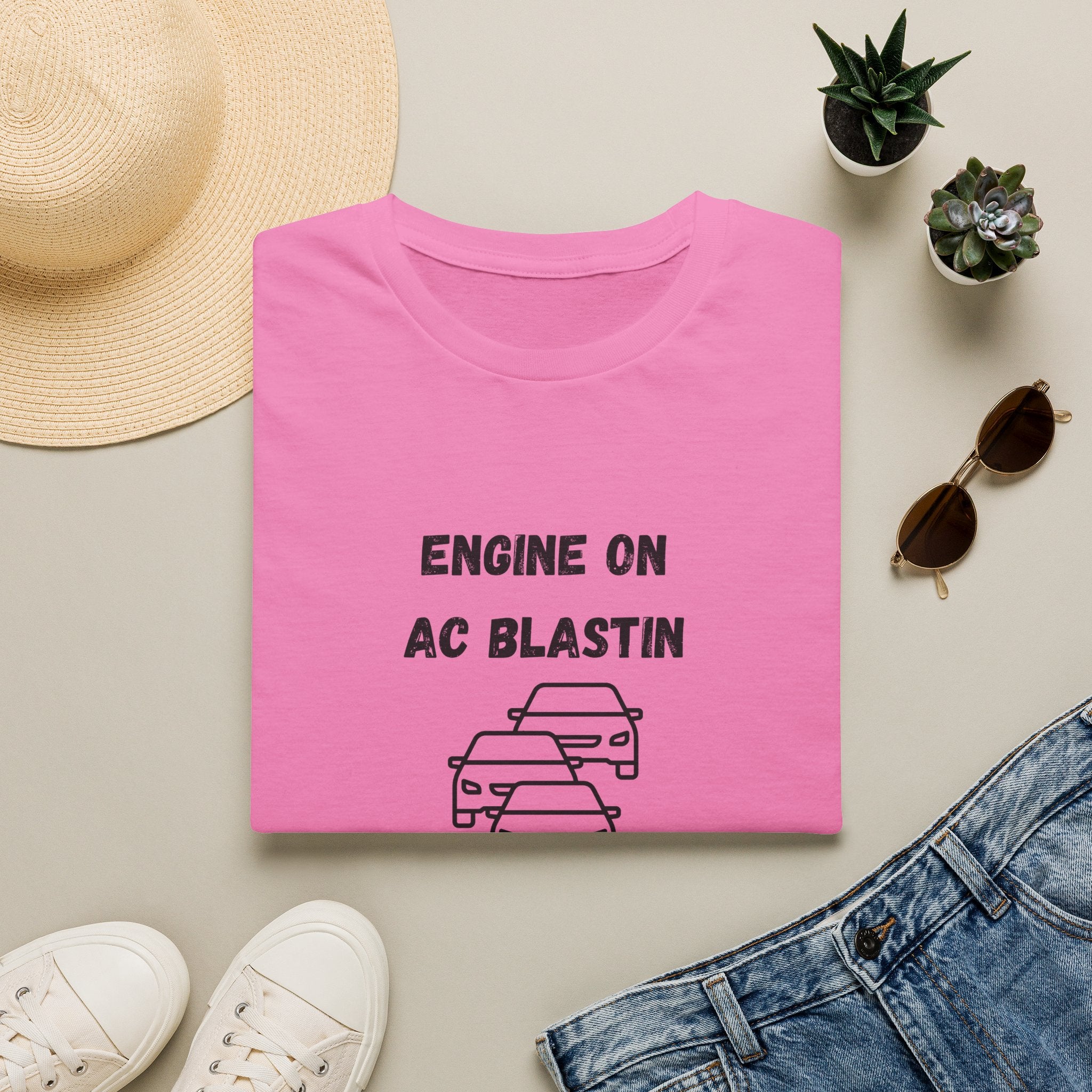 Engine On, AC Blastin, Sanity Hangin by a Thread- Car Rider Line