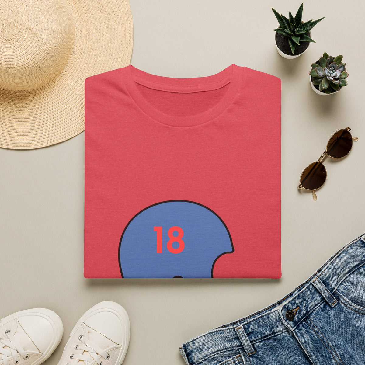 Miss. Vintage Helmet- Red #18