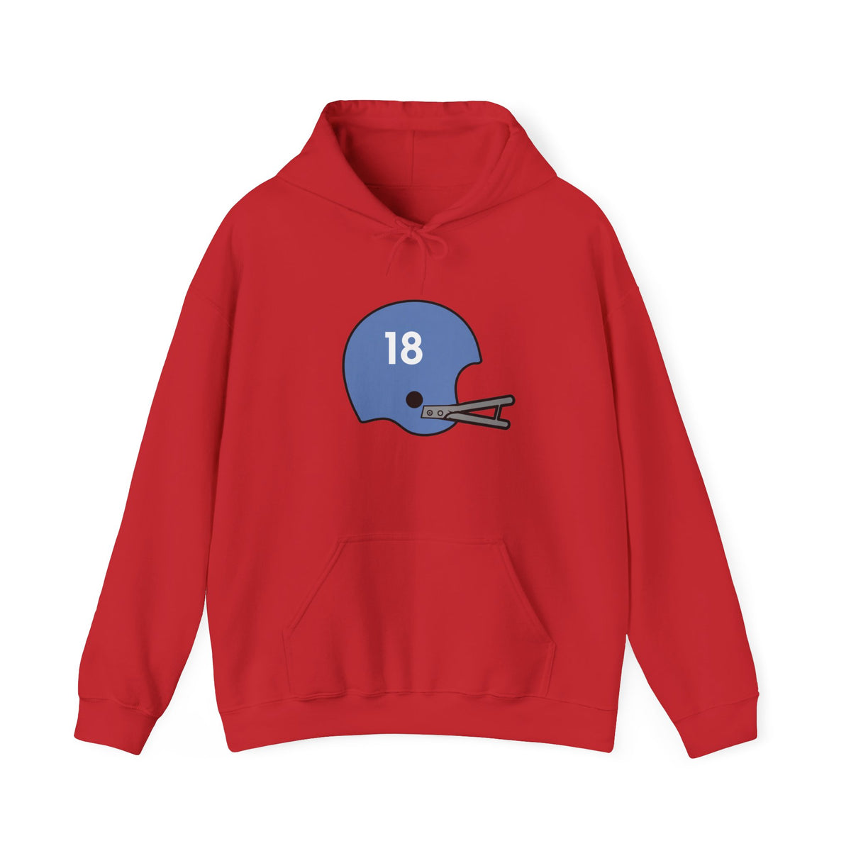 Miss. #18 Football Hoodie — Classic Collegiate Pullover