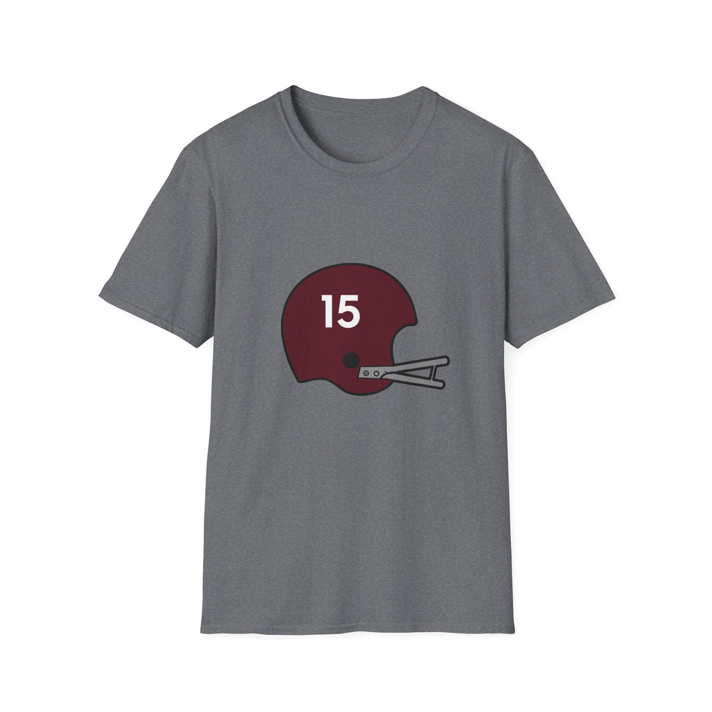 Maroon & White Vintage Helmet- #15