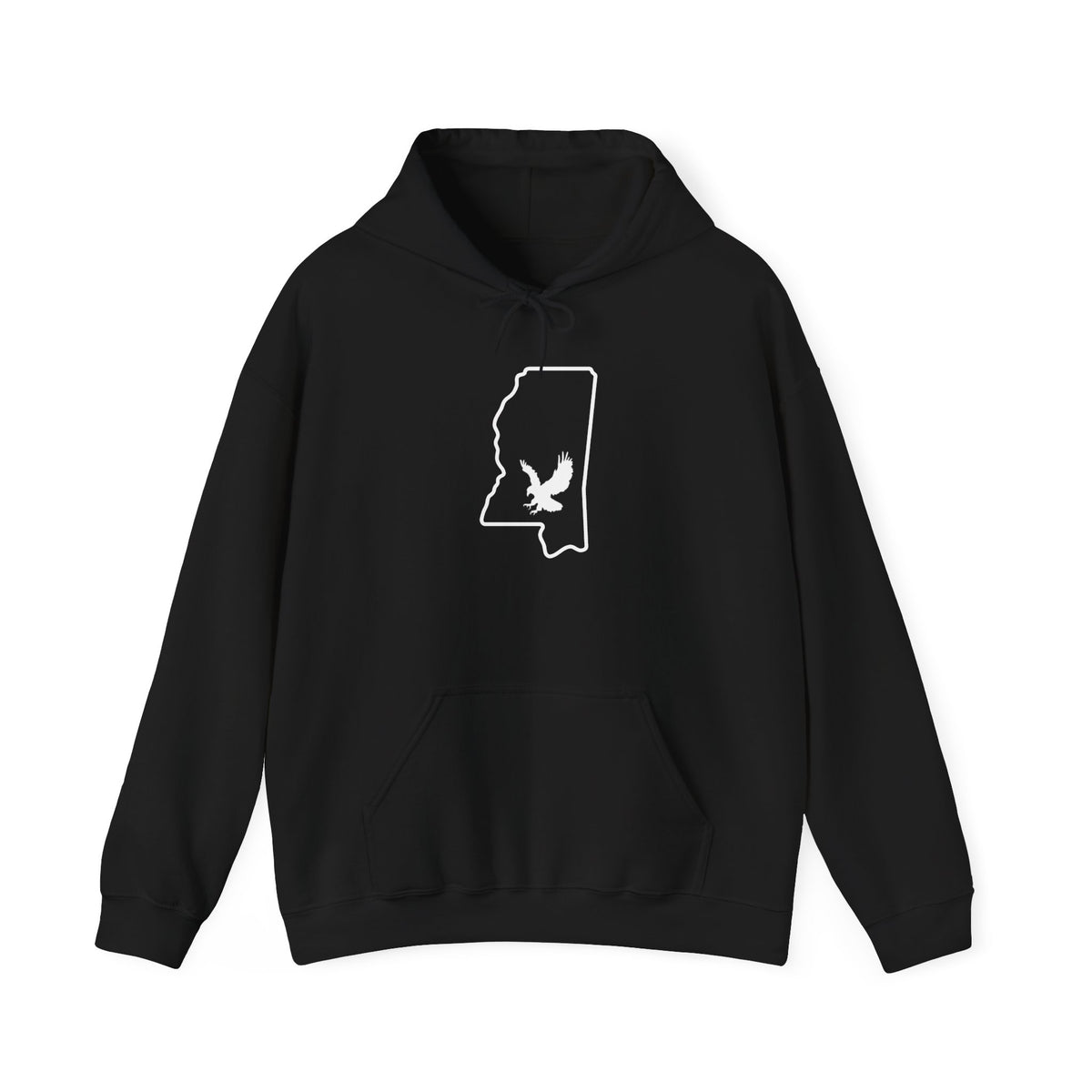 Black & Gold Football Hoodie — College Team Fan Pullover