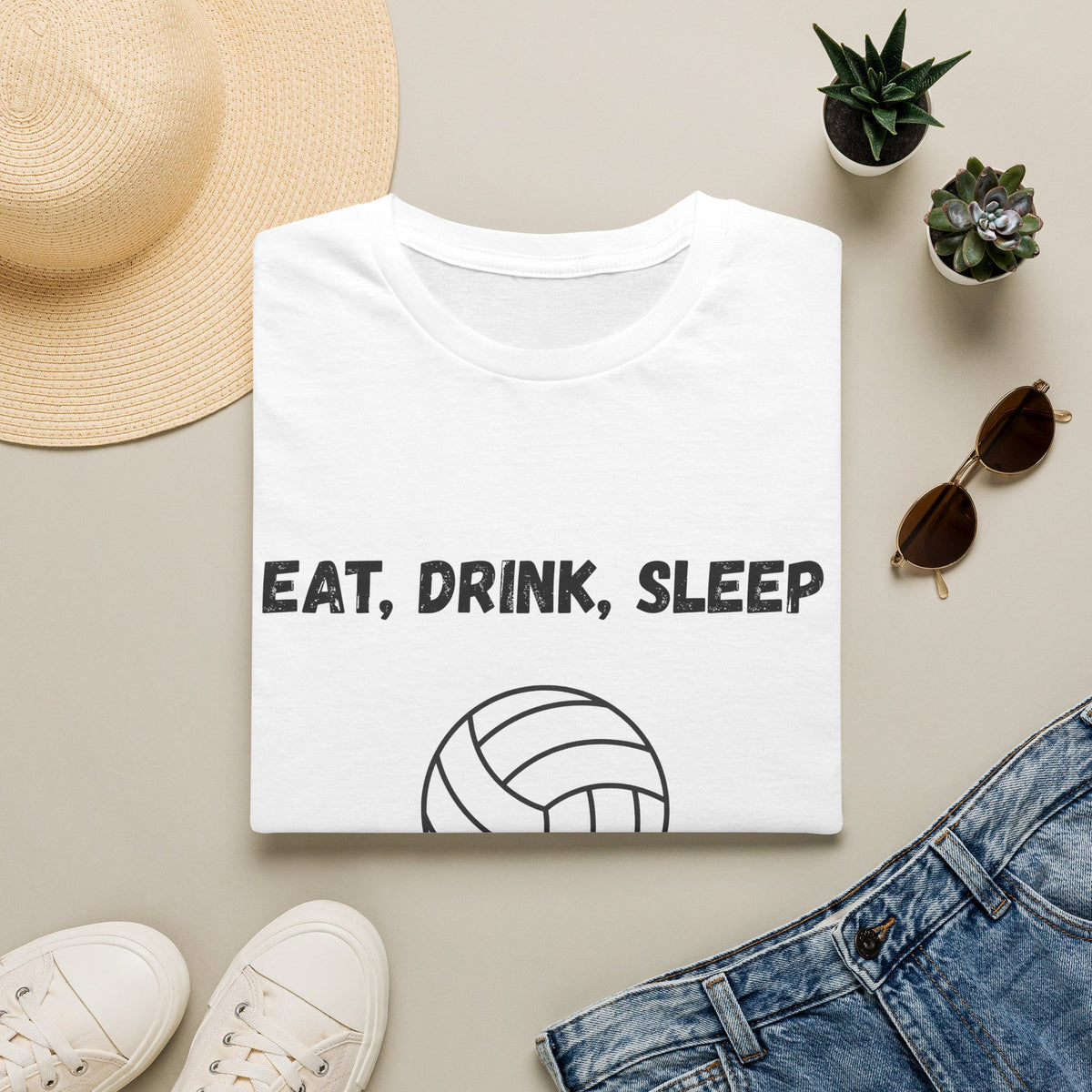 Eat, Drink, Sleep Play Volleyball T-Shirt