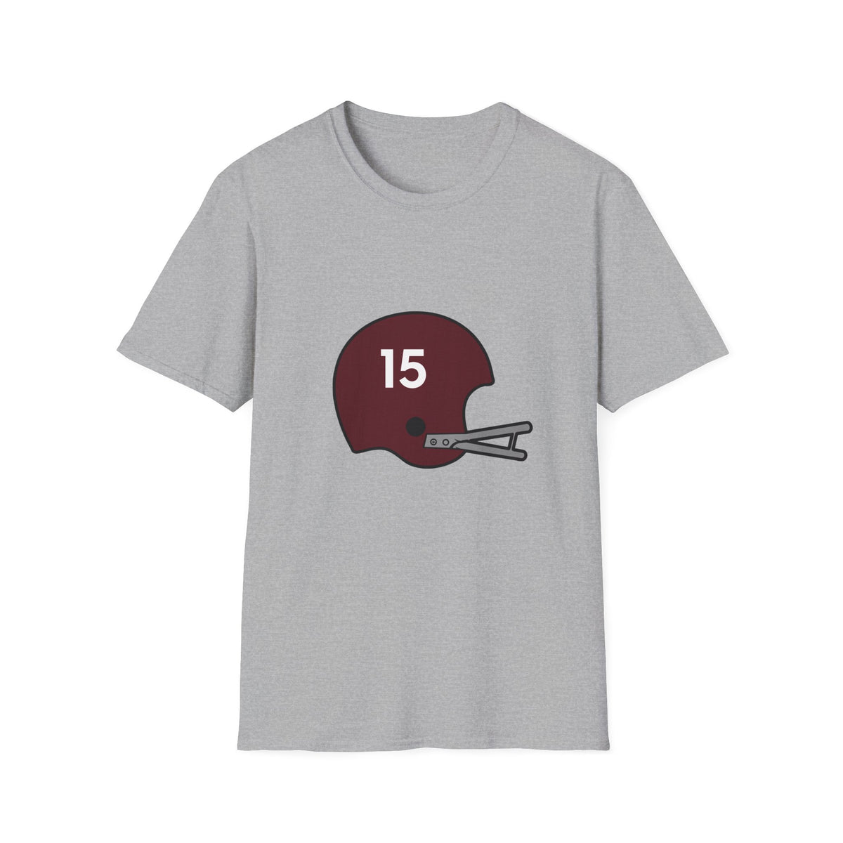 Maroon & White Vintage Helmet- #15