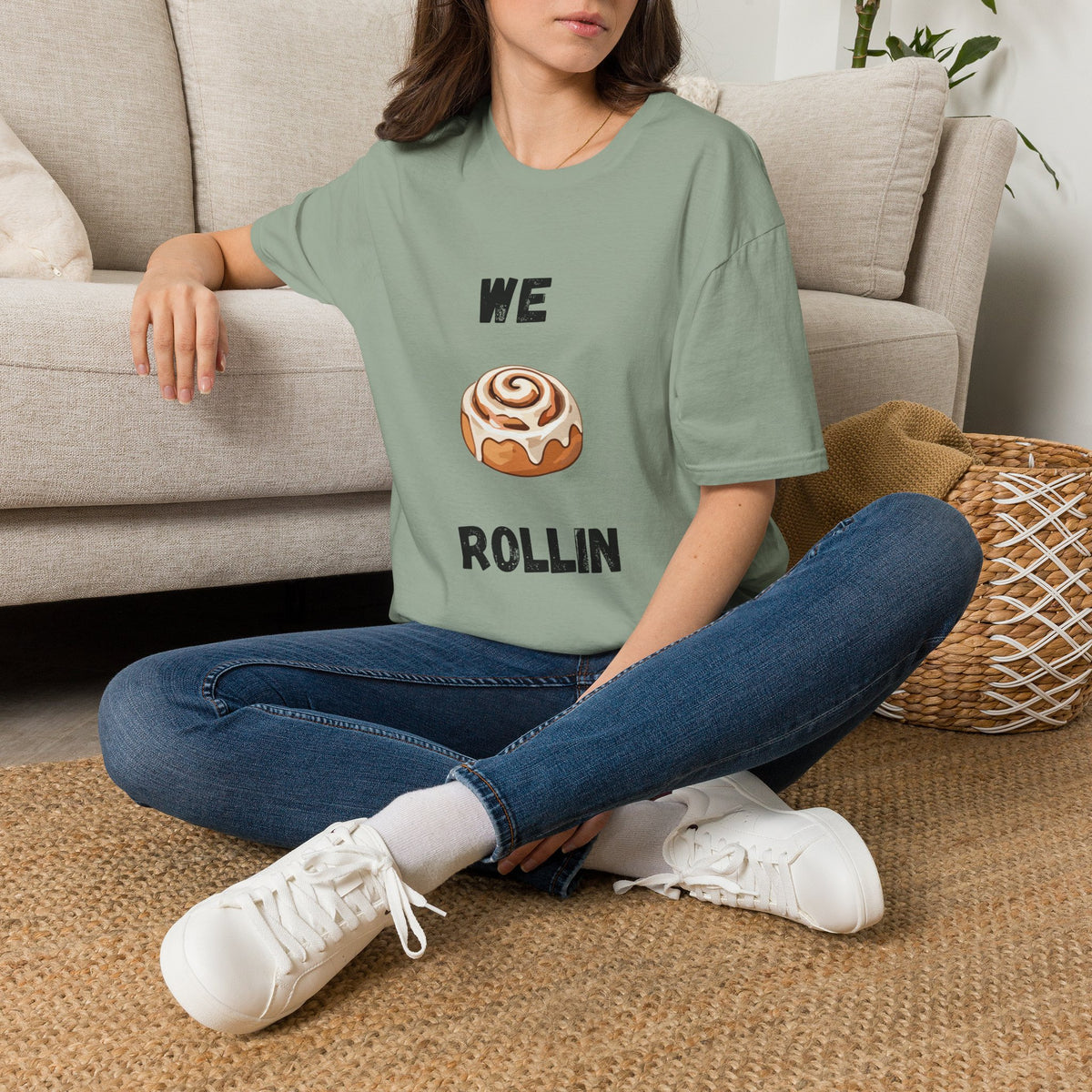 We Rollin- Cinnamon Roll T-Shirt