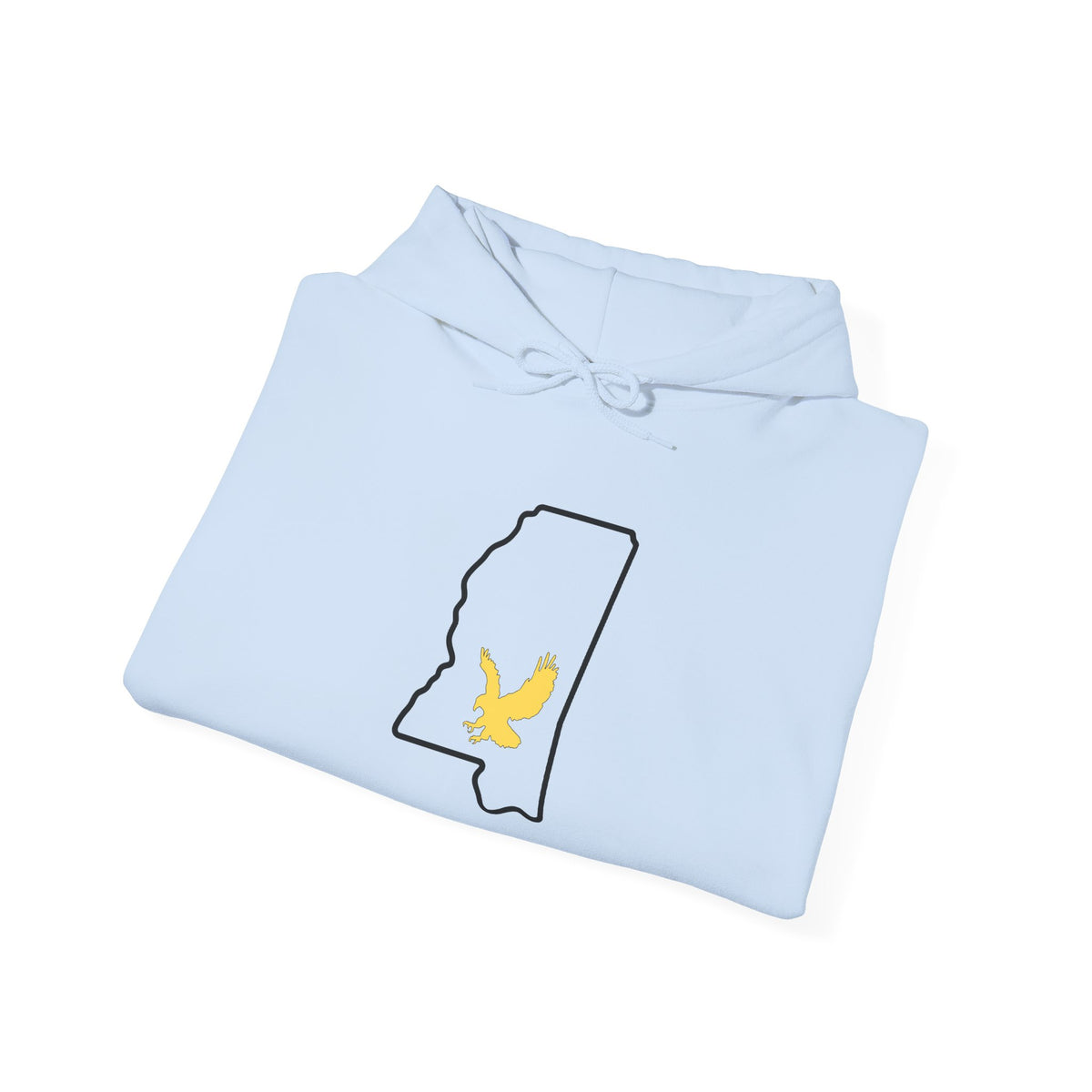 Black & Gold Football Hoodie — College Team Fan Pullover
