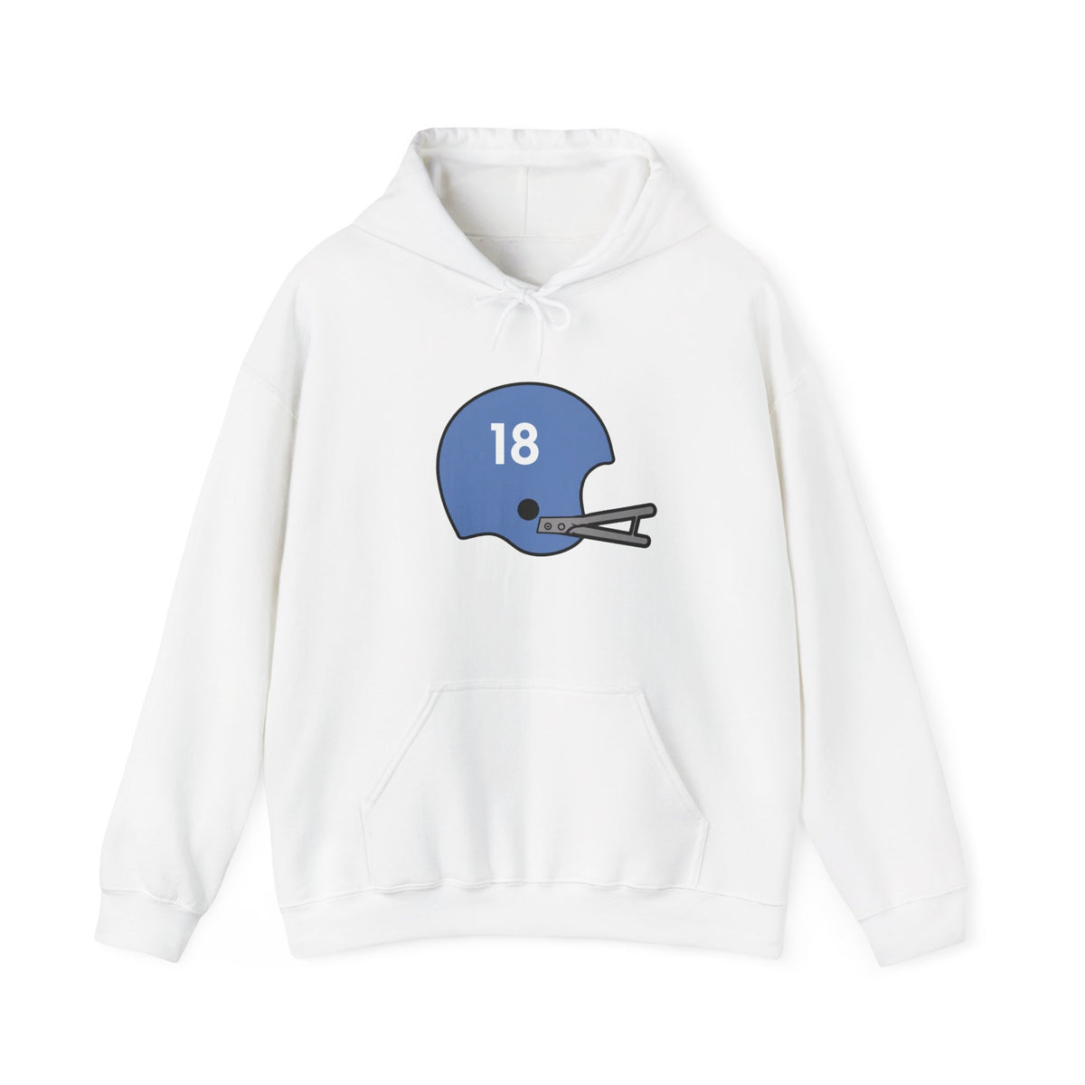 Miss. #18 Football Hoodie — Classic Collegiate Pullover