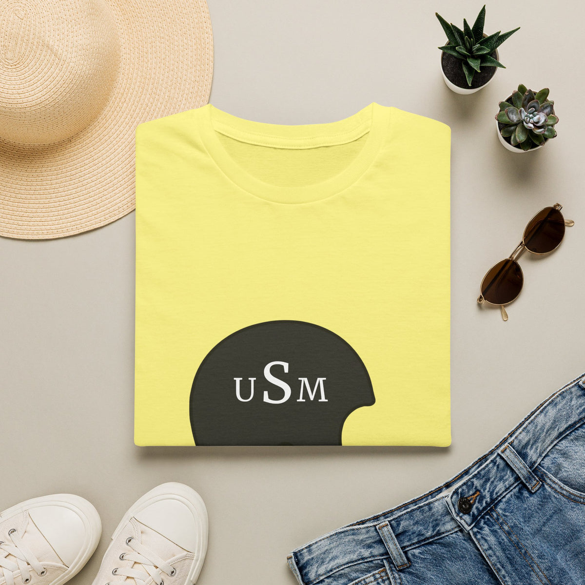 Black & Gold Vintage Helmet T-Shirt