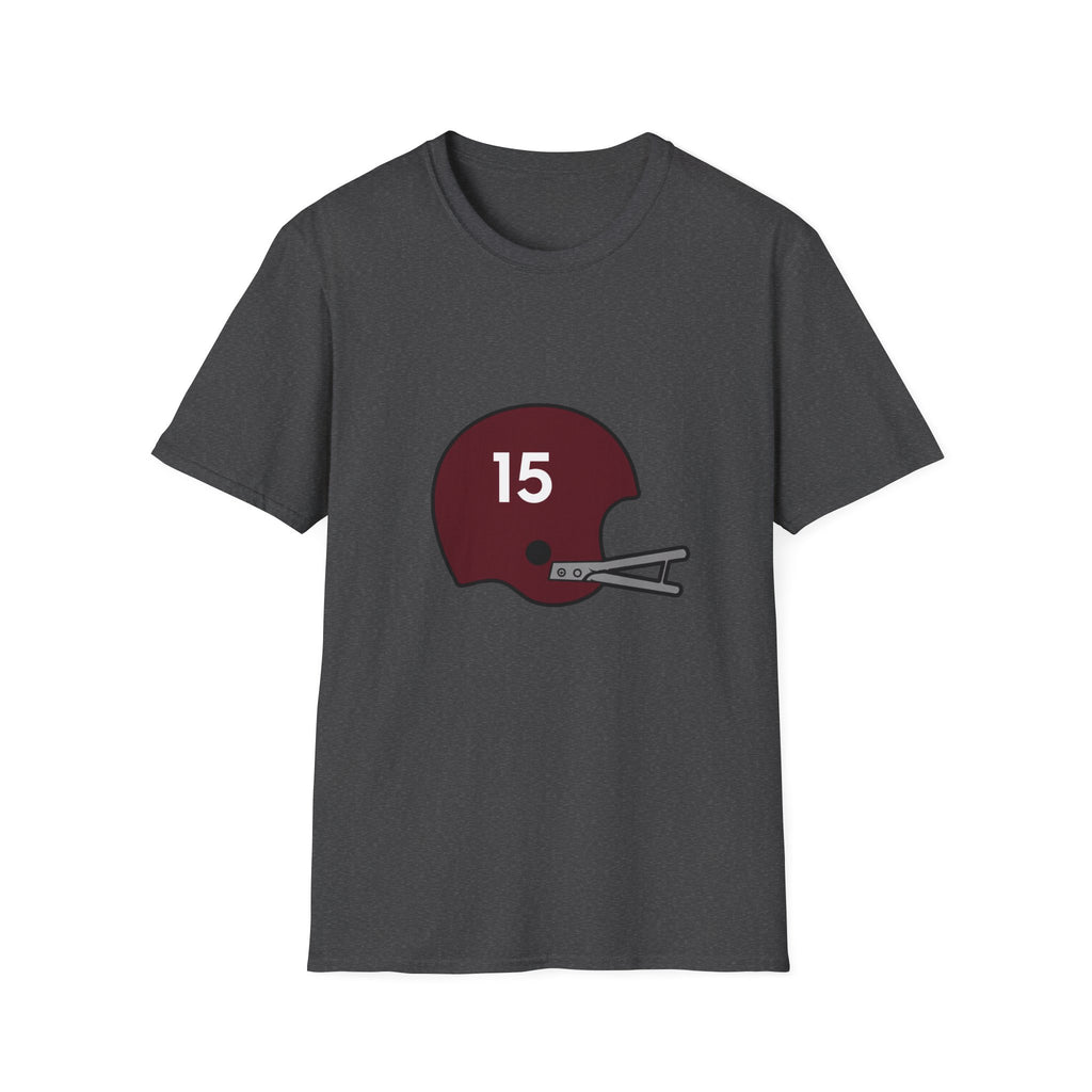 Maroon & White Vintage Helmet- #15