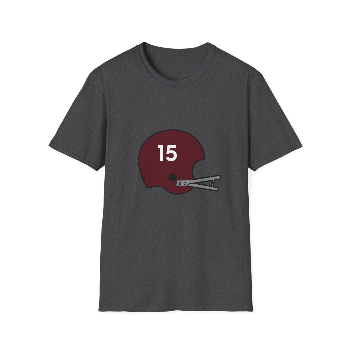 Maroon & White Vintage Helmet- #15