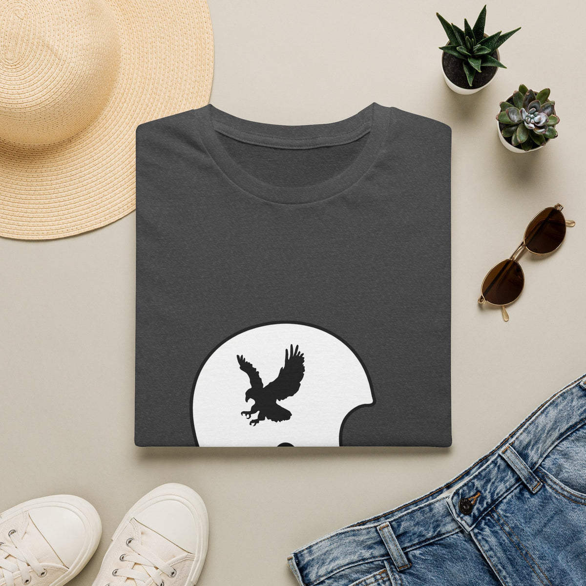 Black & Gold Vintage Helmet T-Shirt