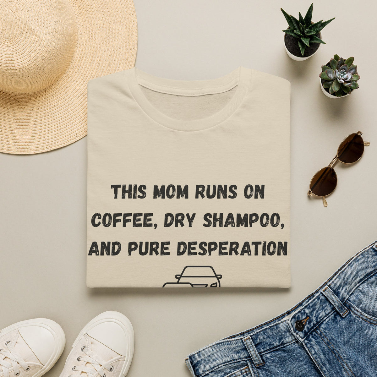 This Mom Runs On- Car Rider Line