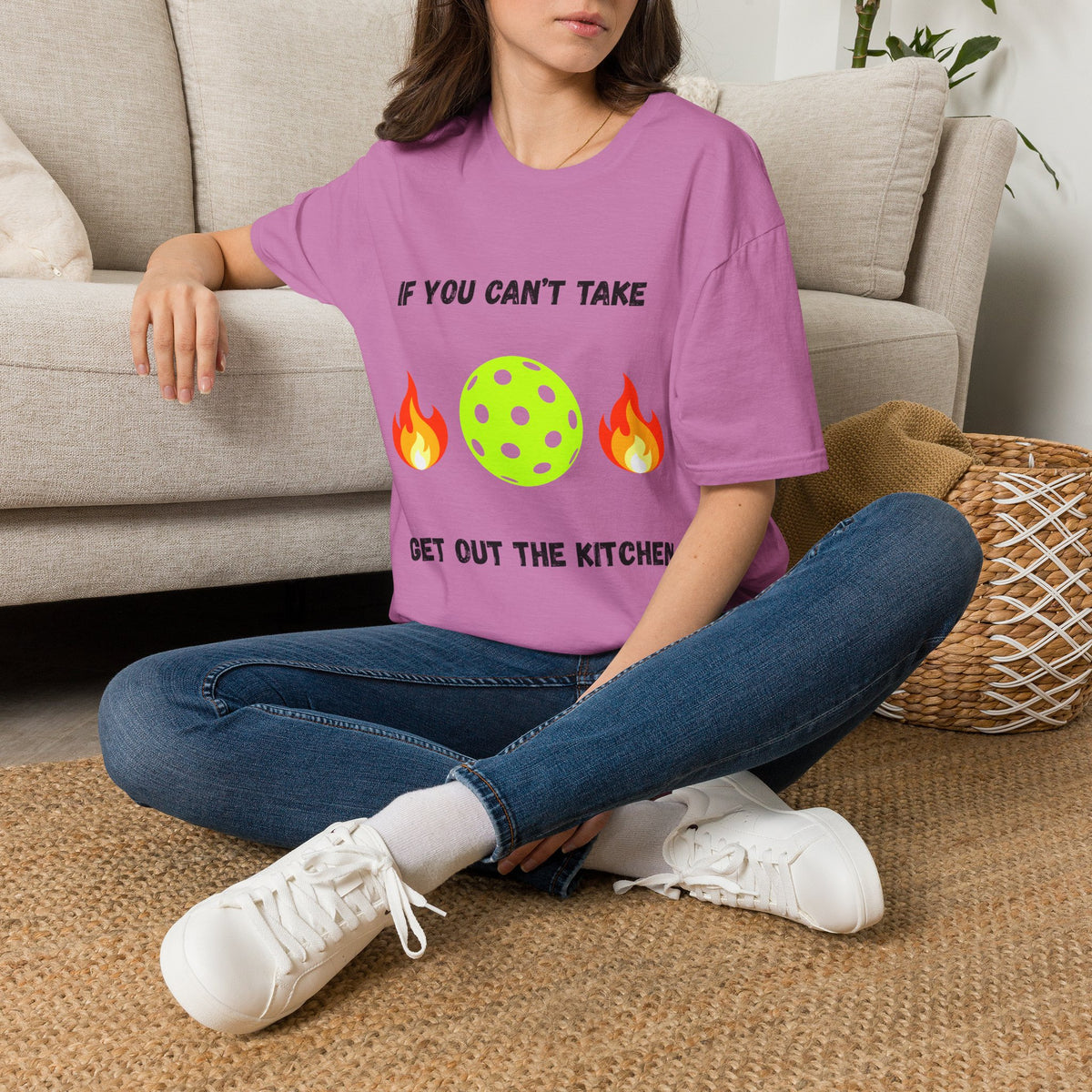 If You Can't Take the Heat, Get Out the Kitchen Pickleball T-Shirt