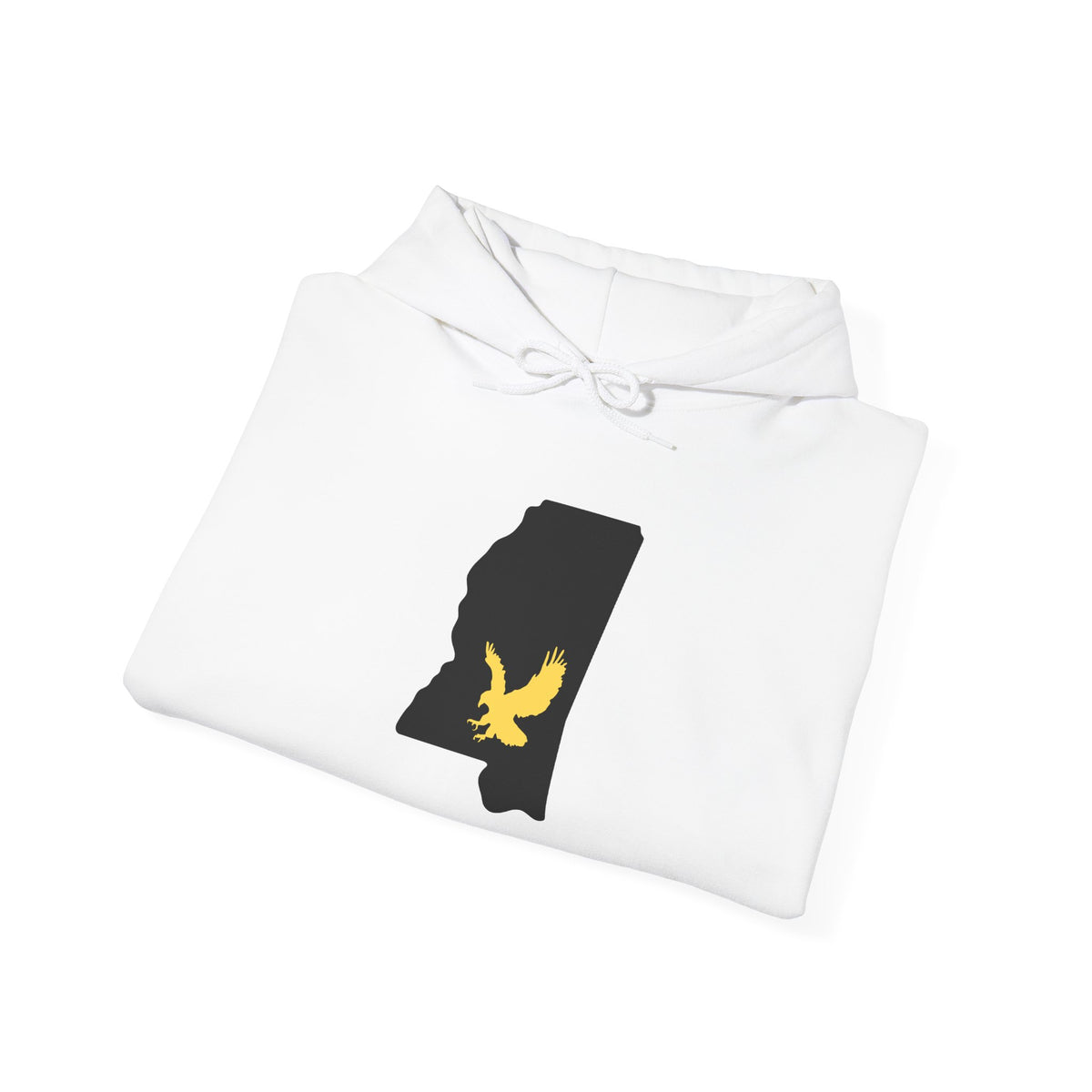 Black & Gold Football Hoodie — College Team Fan Pullover